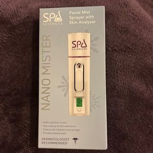 Spa Sciences Facial Mist Sprayer with Digital Skin Analyzer